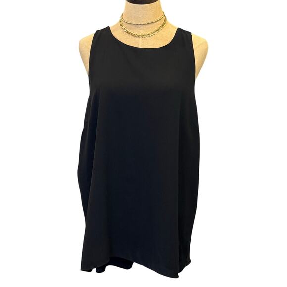VINCE CAMUTO Black Loose Fit  Tank Top Shirt Women size L - Picture 1 of 7